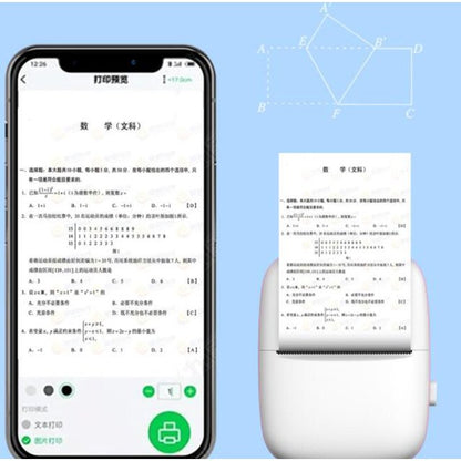 Mini Portable Pocket Thermal Printer – Wireless Receipt & Photo Printer (Random Color)