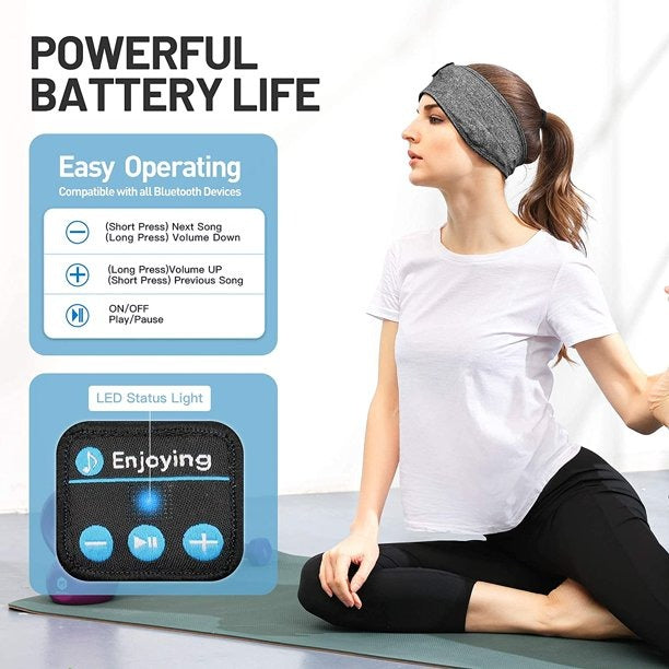 2-in-1 Sports & Sleep Bluetooth Headband