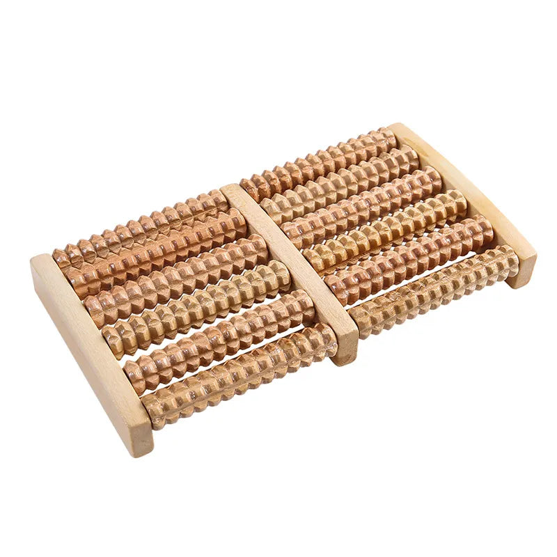 Foot Sole Foot Massager Wooden Roller Type Solid Wood