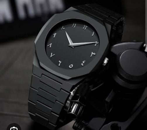 Full BLACK AURA Quartz Watch – Lightweight Design, , Premium Quality & Finish - Best Quality Analog Watch For Boys - Watch For Men | Full Black Color Watch
