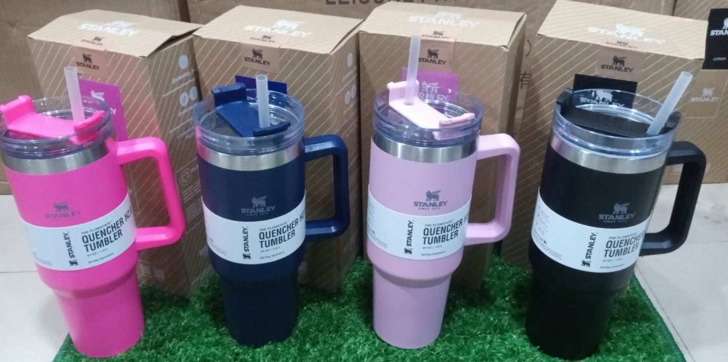 Stanley 40 Oz (1200ML) Stainless Steel Vacuum Insulated Tumbler with Straw