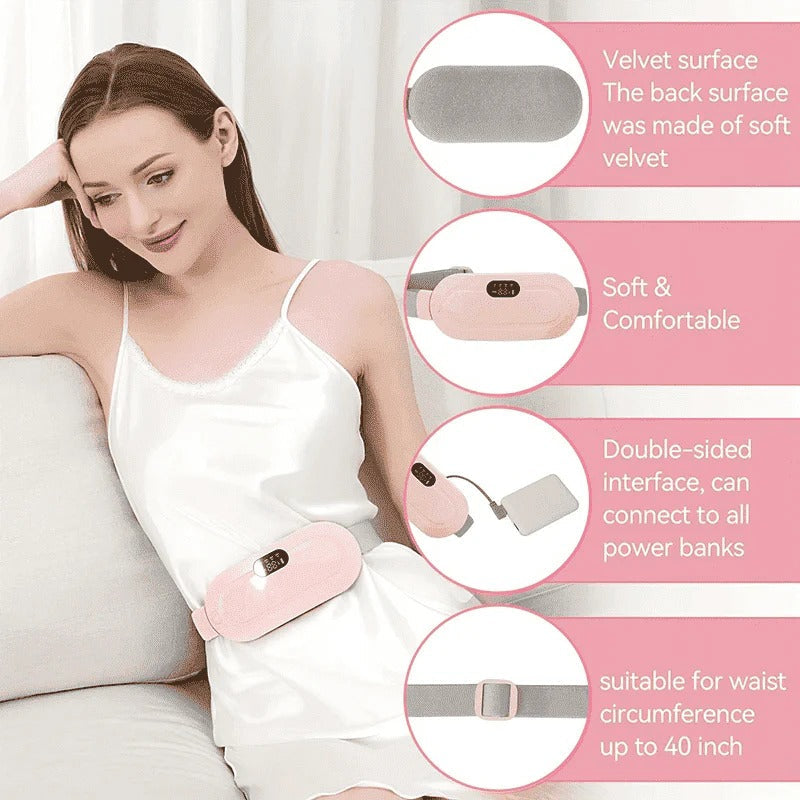Period/Menstrual Cramp Relief Belt and Massager