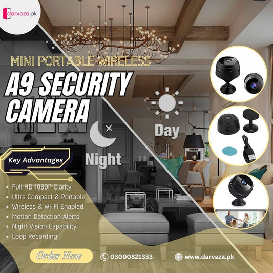 Mini Portable Wireless A9 Security Camera 1080P HD